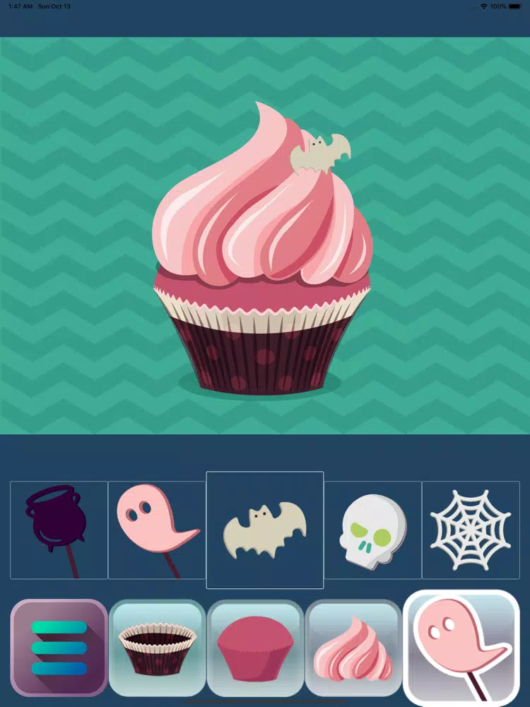 Capturas de tela do Halloween Cakes iPad 
