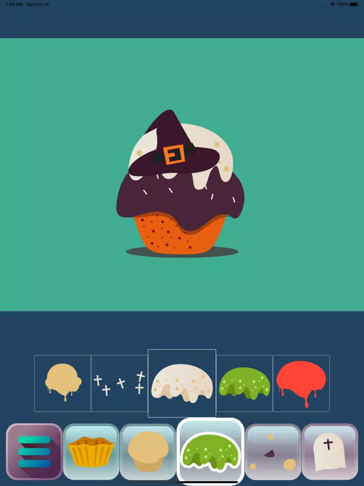 Capturas de tela do Halloween Cakes iPad 