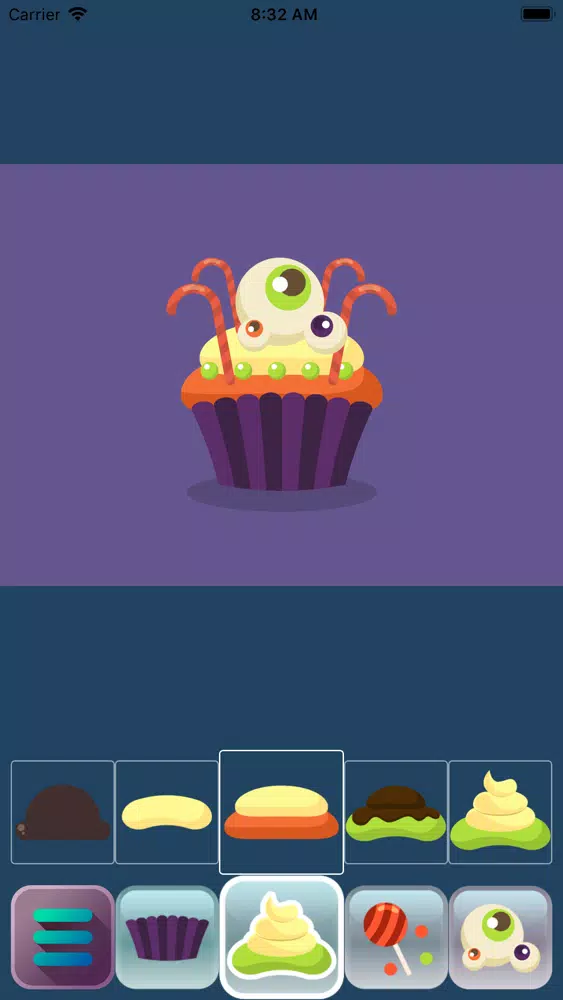 Capturas de tela do Halloween Cakes