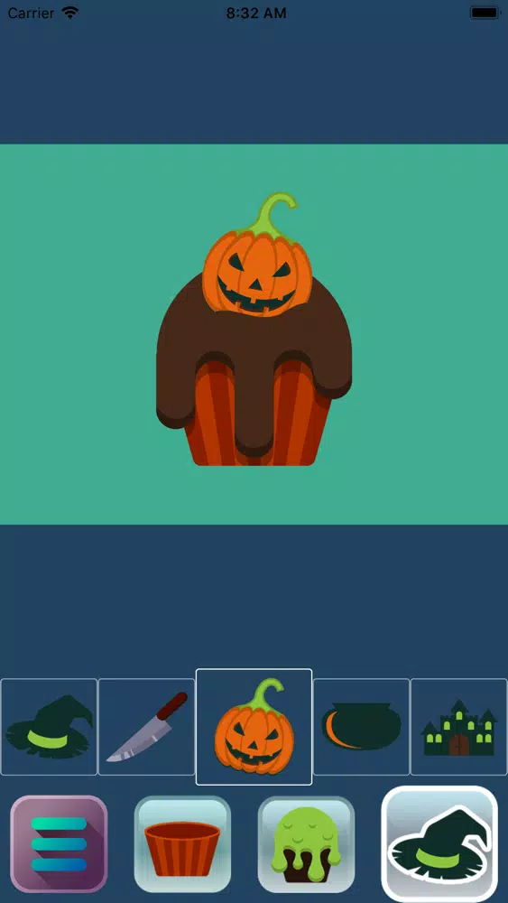 Capturas de tela do Halloween Cakes