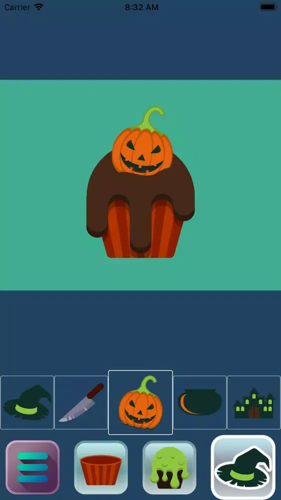 Tangkapan layar Halloween Cakes
