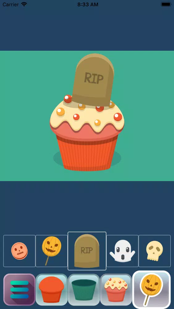 Capturas de tela do Halloween Cakes