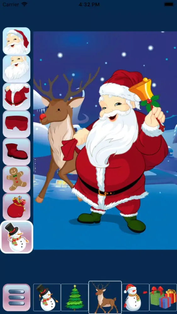 Ảnh chụp màn hình của Santa Claus Dress Up