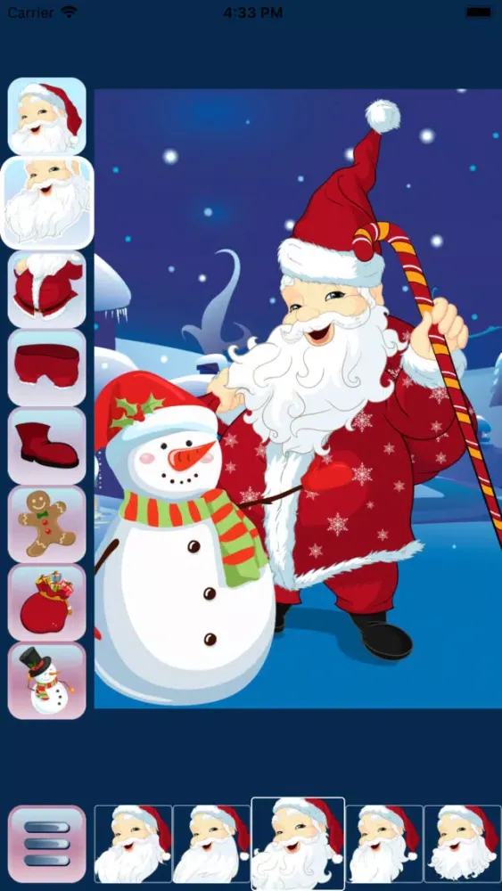 Ảnh chụp màn hình của Santa Claus Dress Up