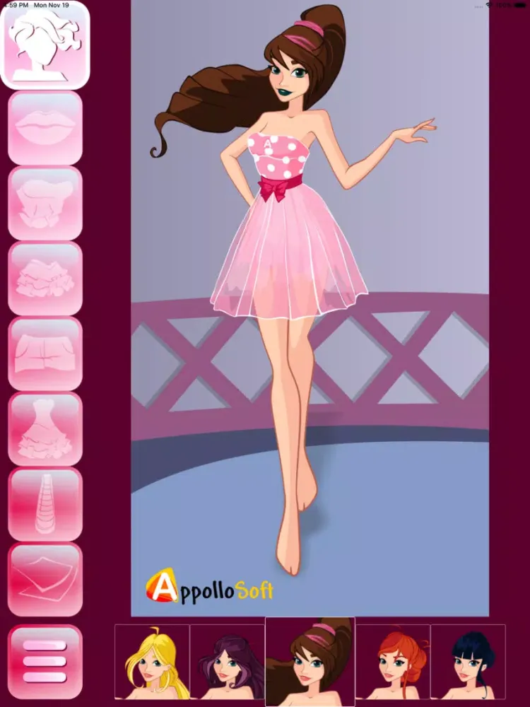 Capturas de tela do Teen Dress Up iPad 