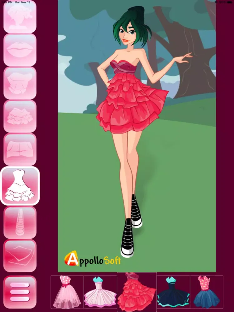 Capturas de tela do Teen Dress Up iPad 