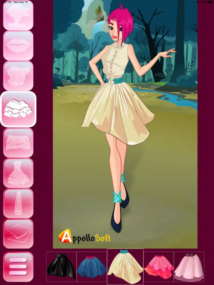 Capturas de tela do Teen Dress Up iPad 