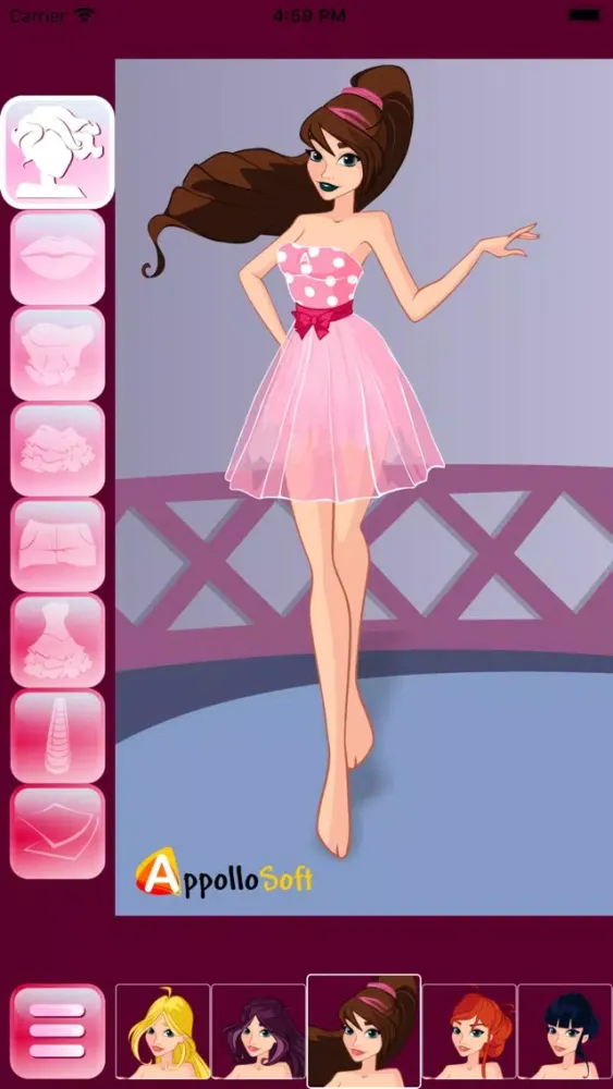 Capturas de tela do Teen Dress Up