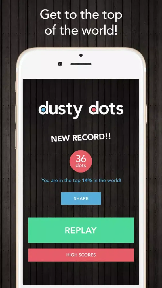 Tangkapan skrin Dusty Dots