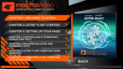 Zrzuty ekranu Basic Course for XHTML