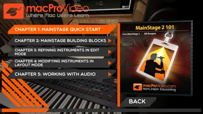 Core Course For MainStage - 2 سکرین شاٹس
