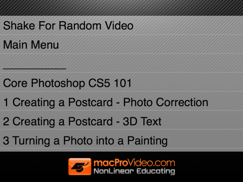 Course For Adobe CS5 iPad  Screenshots