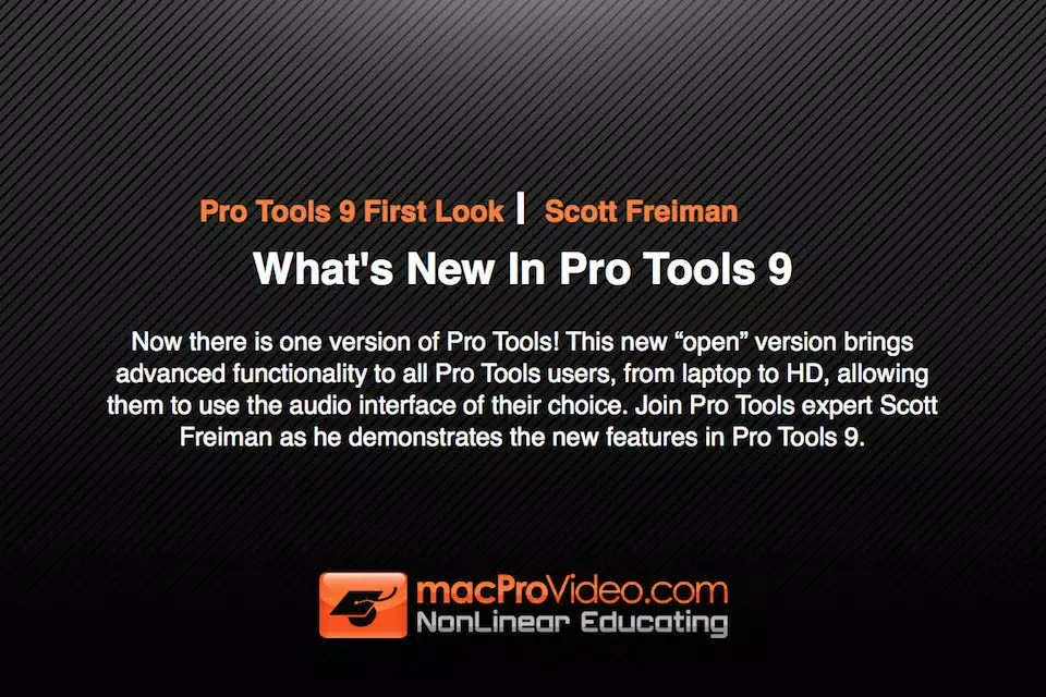 Tangkapan layar Course For Pro Tools 9 Free