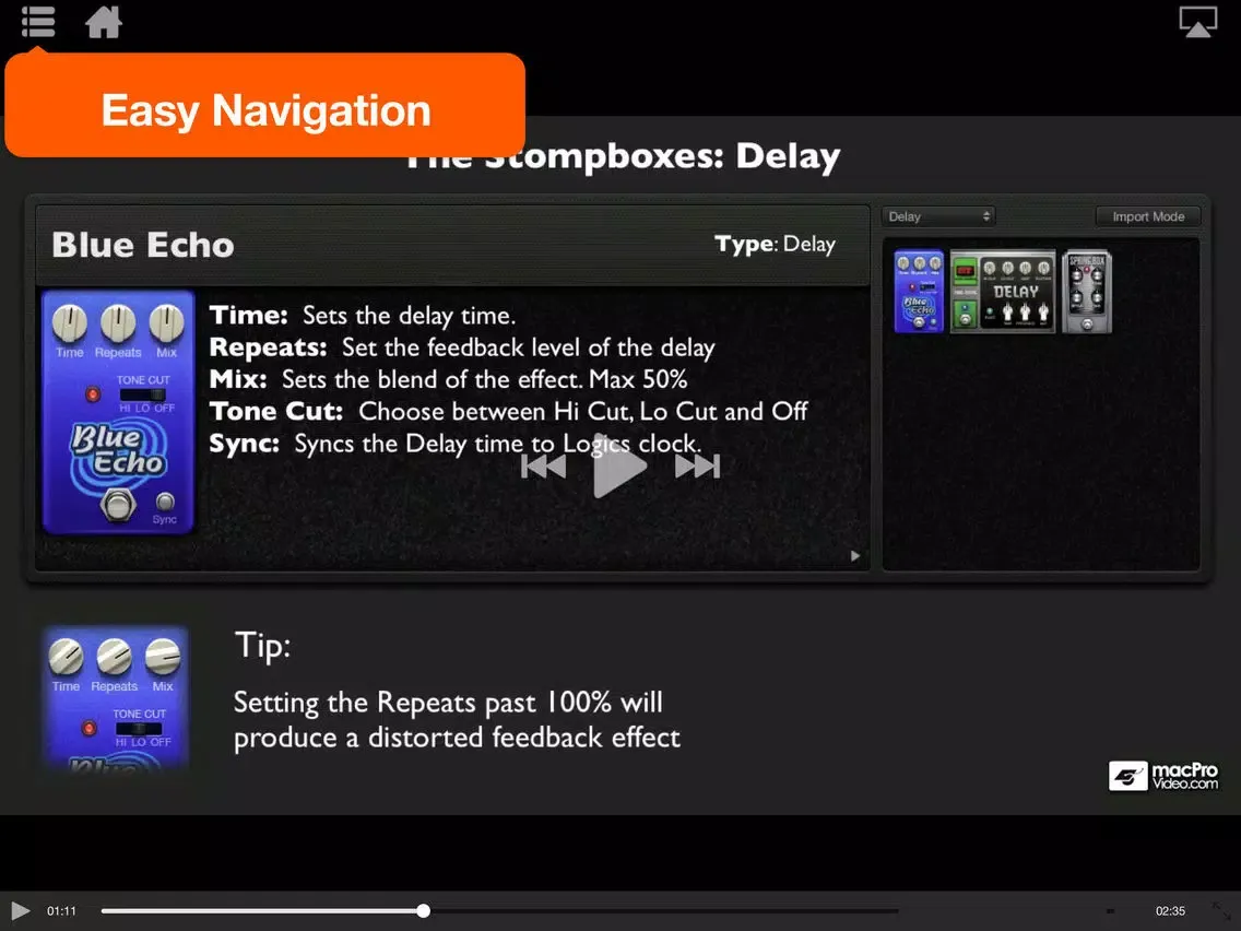 Captures d'écran de Course For Logic's Guitar Recording Toolbox iPad 