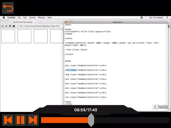 Designing CSS Floating Layouts iPad  स्क्रीनशॉट