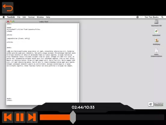 Designing CSS Floating Layouts iPad  स्क्रीनशॉट