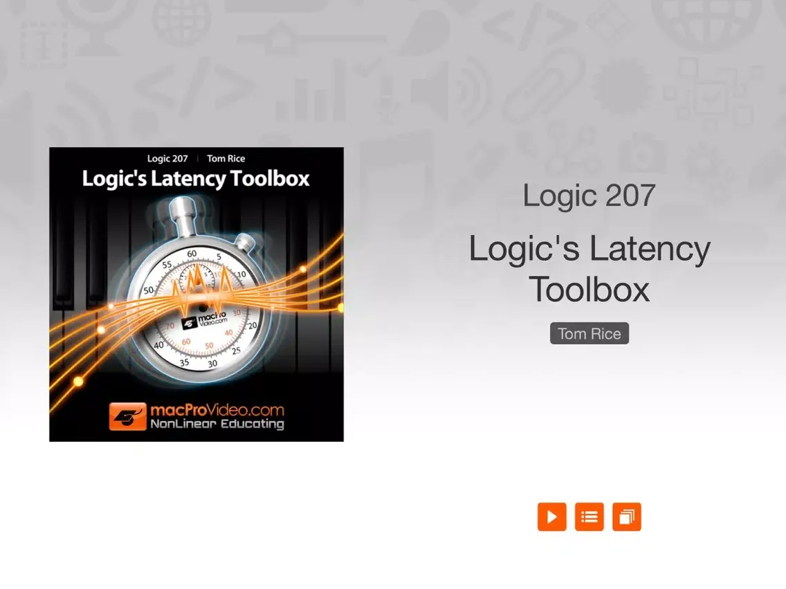 Course For Logic's Latency Toolbox iPad 應用截圖