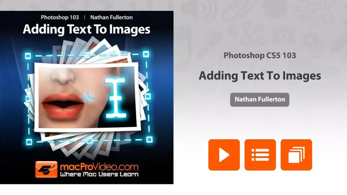 Course For Photoshop Adding Text To Images應用截圖