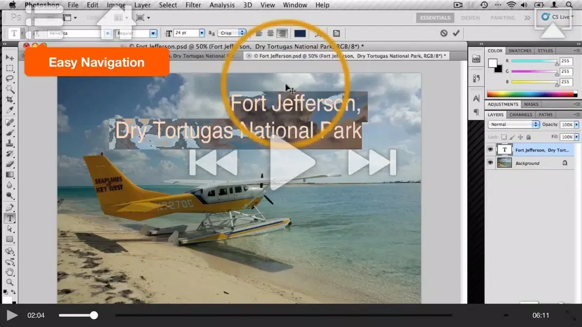 Course For Photoshop Adding Text To Images應用截圖