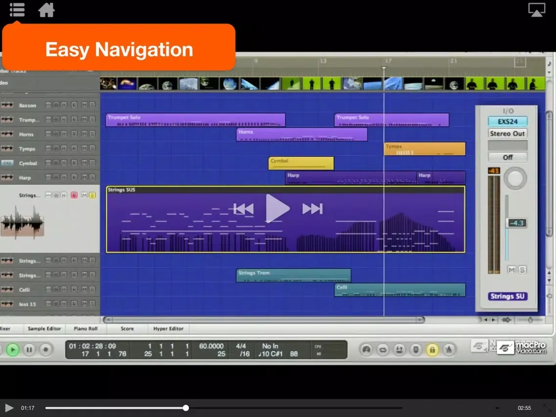 Course For Logic's Music for Video Toolbox iPad  스크린샷