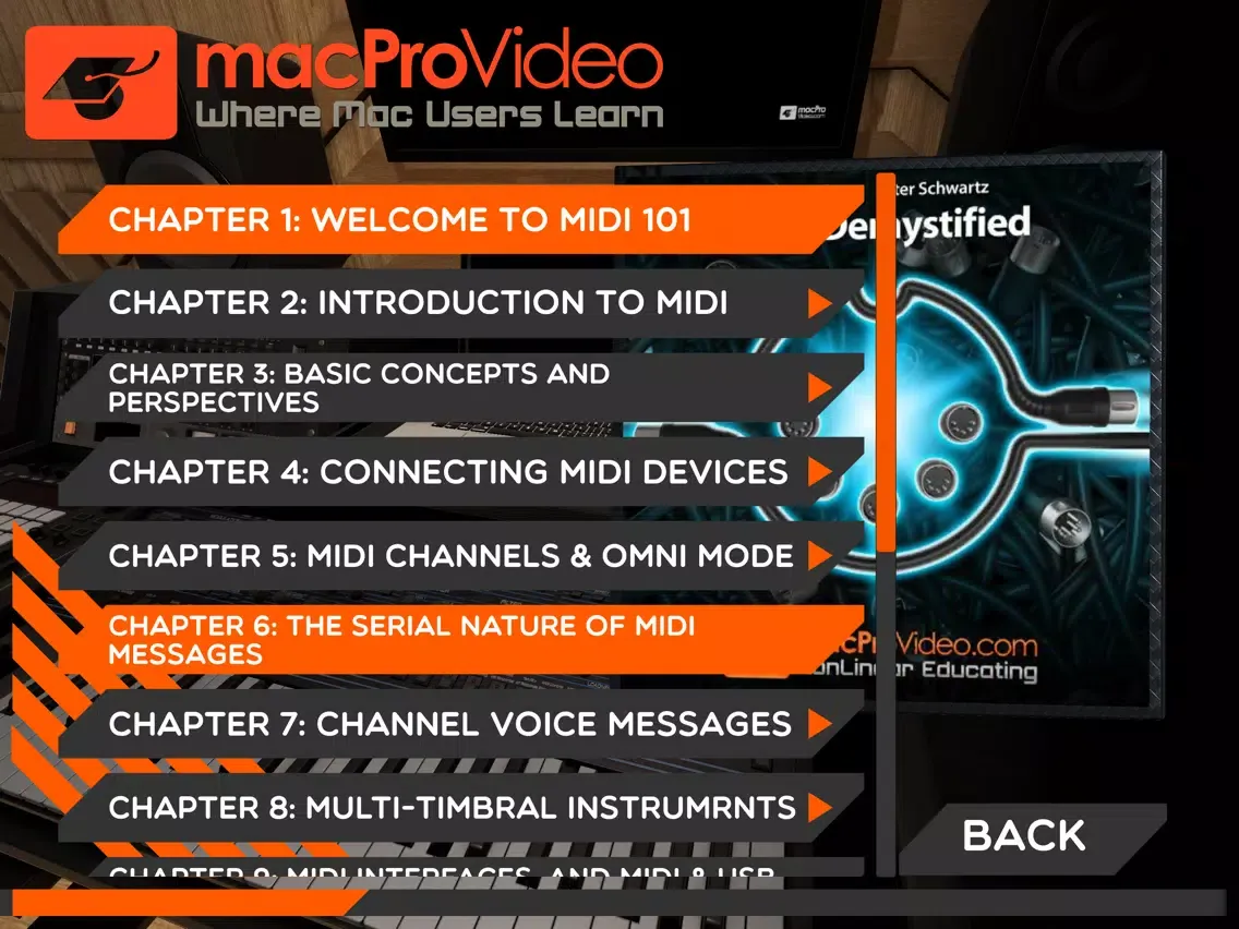 Capturas de pantalla de MIDI 101: MIDI Demystified iPad 