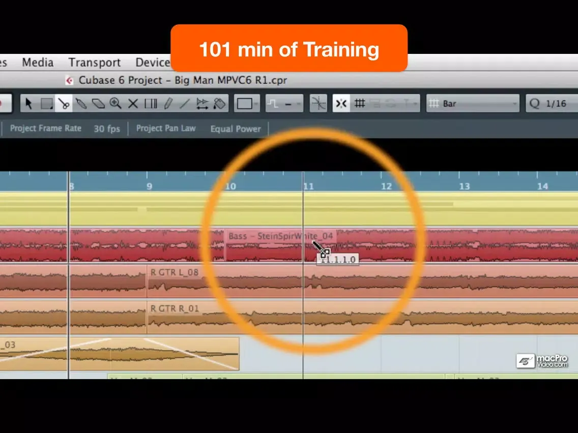 Tangkapan skrin Course For Cubase 6: Exploring the Fundamentals iPad 