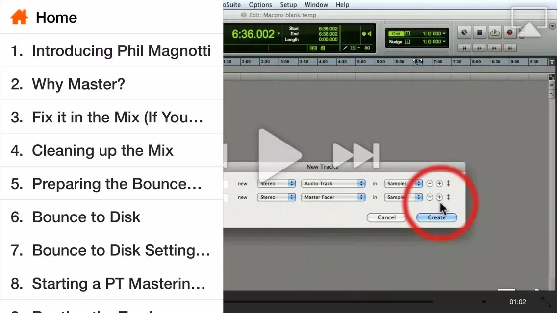 Course For Pro Tools 8 401- Mastering In Pro Tools 스크린샷
