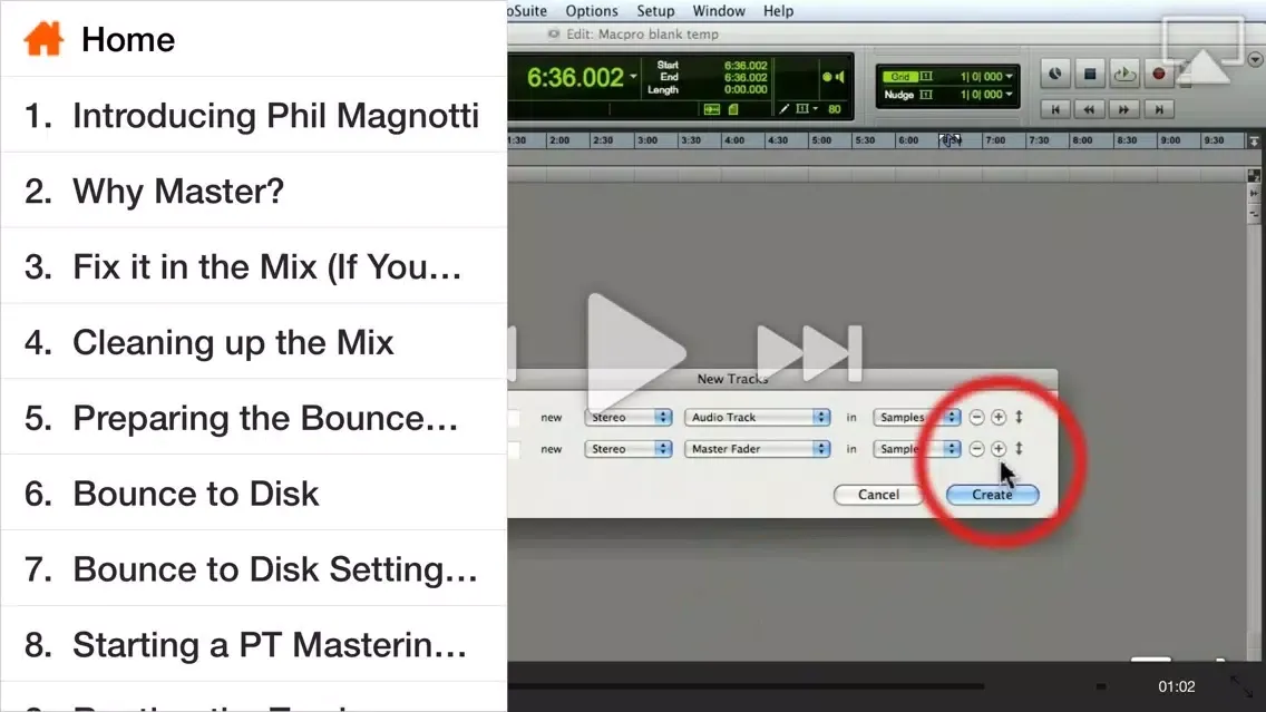 Course For Pro Tools 8 401- Mastering In Pro Tools應用截圖