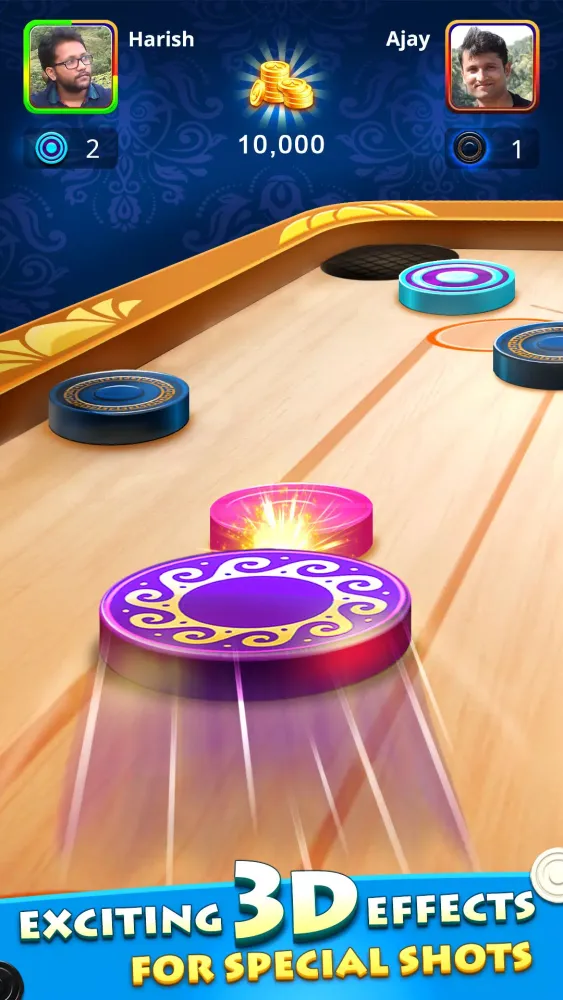 Zrzuty ekranu World Of Carrom