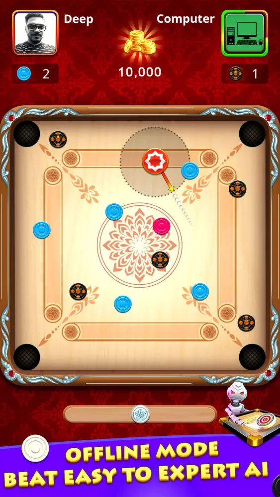 Zrzuty ekranu World Of Carrom