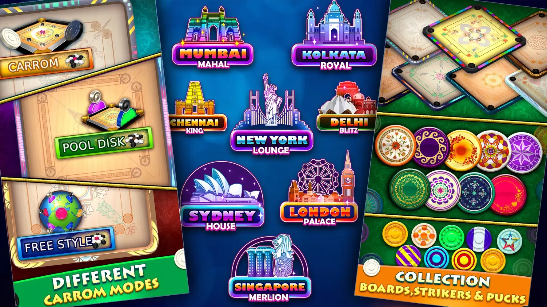 Zrzuty ekranu World Of Carrom