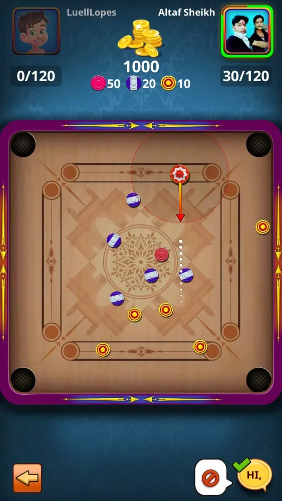 Zrzuty ekranu World Of Carrom