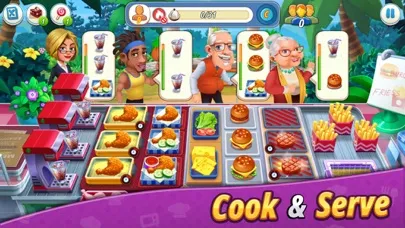 Capturas de tela do Cooking Super Star -Tasty City