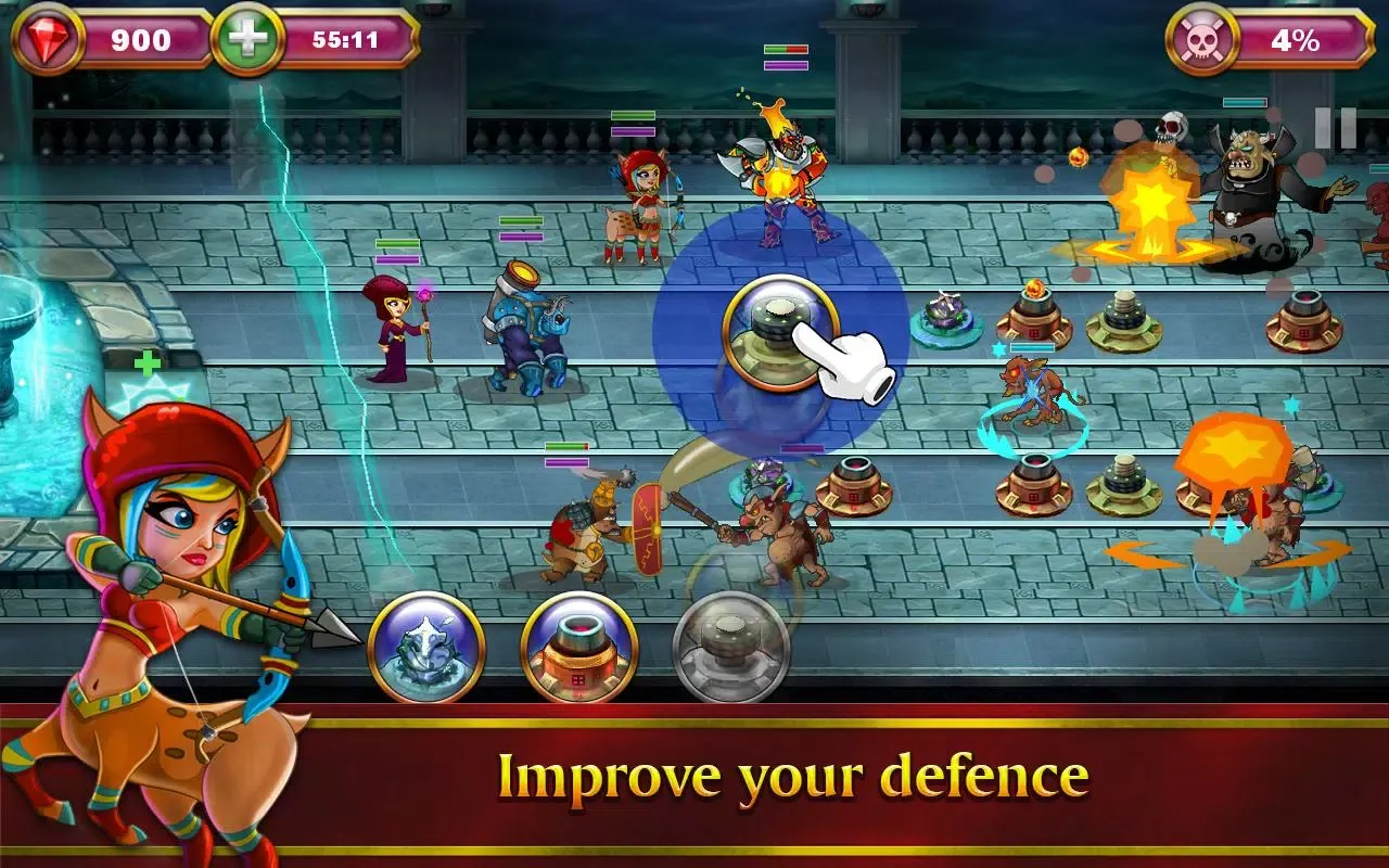 ภาพหน้าจอของ Tower Defender - Defense game