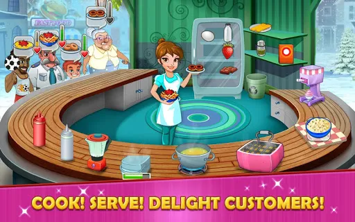 Ảnh chụp màn hình của Kitchen story: Food Fever Game