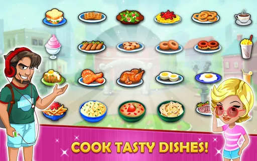 Ảnh chụp màn hình của Kitchen story: Food Fever Game