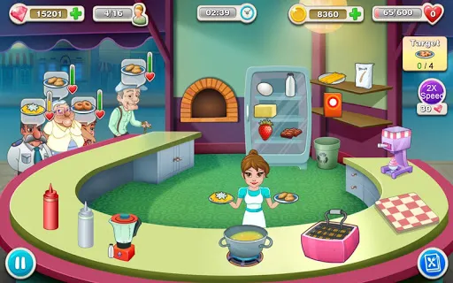 Ảnh chụp màn hình của Kitchen story: Food Fever Game