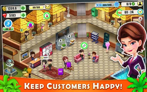 Resort Tycoon-Hotel Simulation Ekran Görüntüleri