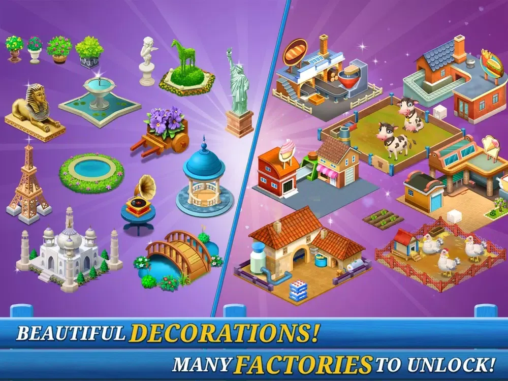 Captures d'écran de Supermarket City : Farm Tycoon iPad 