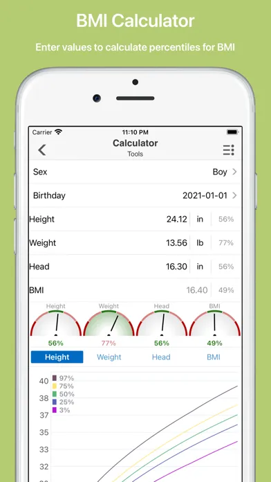 Captures d'écran de Baby Tracker: Newborn Growth