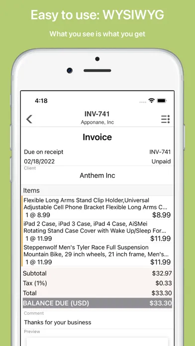 Invoice Maker: Invoice Master स्क्रीनशॉट