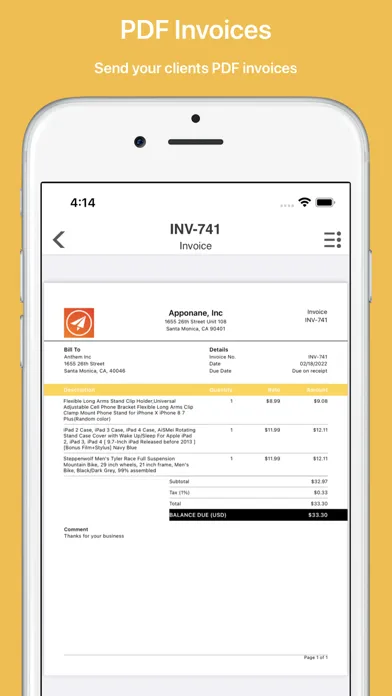 Invoice Maker: Invoice Master स्क्रीनशॉट