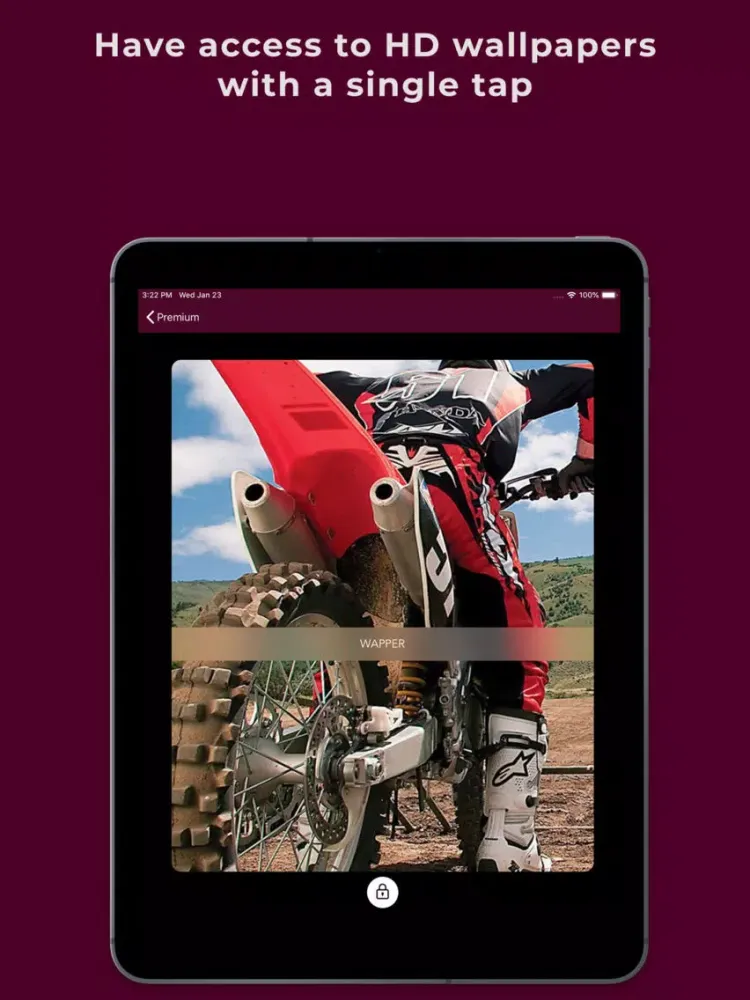 Wapper - The Wallpaper App iPad  스크린샷
