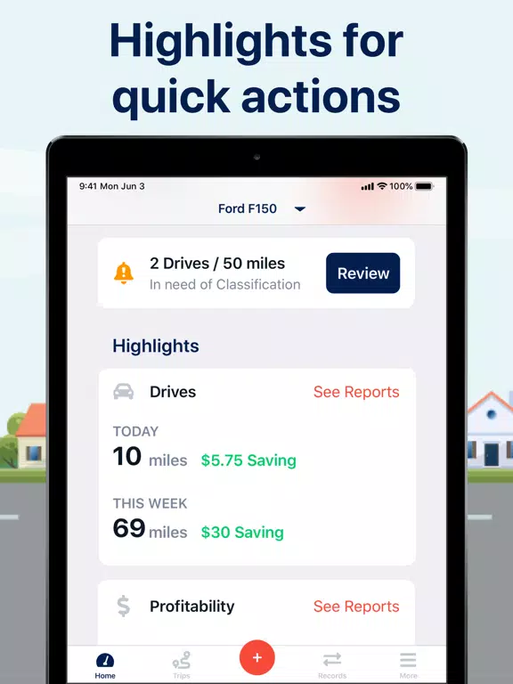 Скриншоты Mileaged Mileage & Tax Tracker iPad 