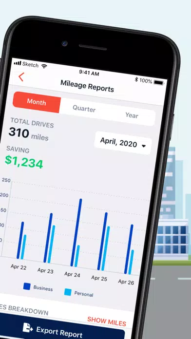 Скриншоты Mileaged Mileage & Tax Tracker