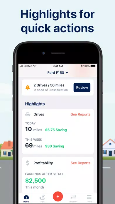 Скриншоты Mileaged Mileage & Tax Tracker