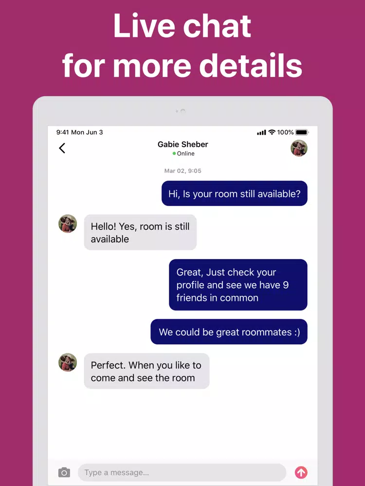 Roommates & Dating - Roomdate iPad 应用截图