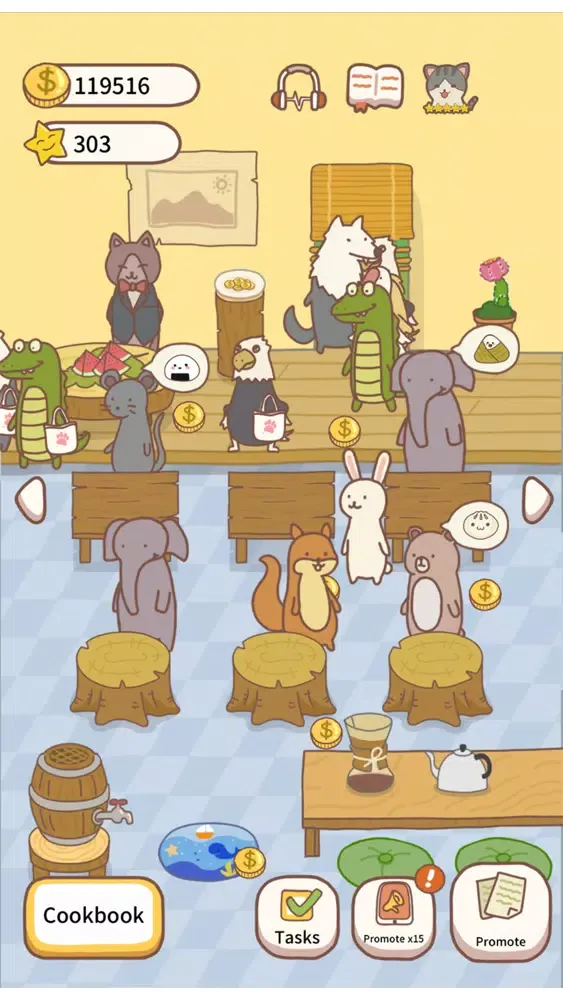 Tangkapan layar Cat Restaurant Cooking Master