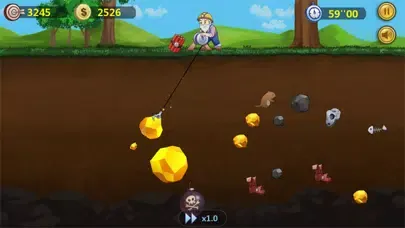 Tangkapan skrin Gold Miner. Classic