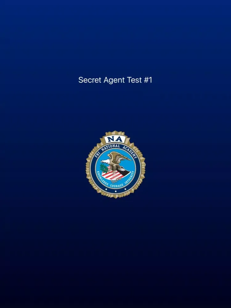 Secret Agents Academy Test #1 iPad  スクリーンショット